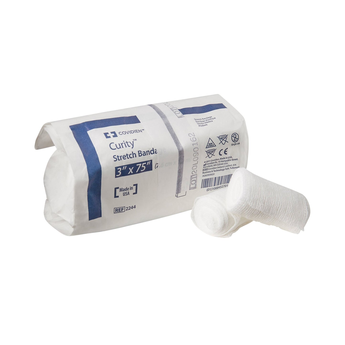 Cardinal Curity NonSterile Conforming Bandage, 3 x 75 Inch 2244-, Case of 96