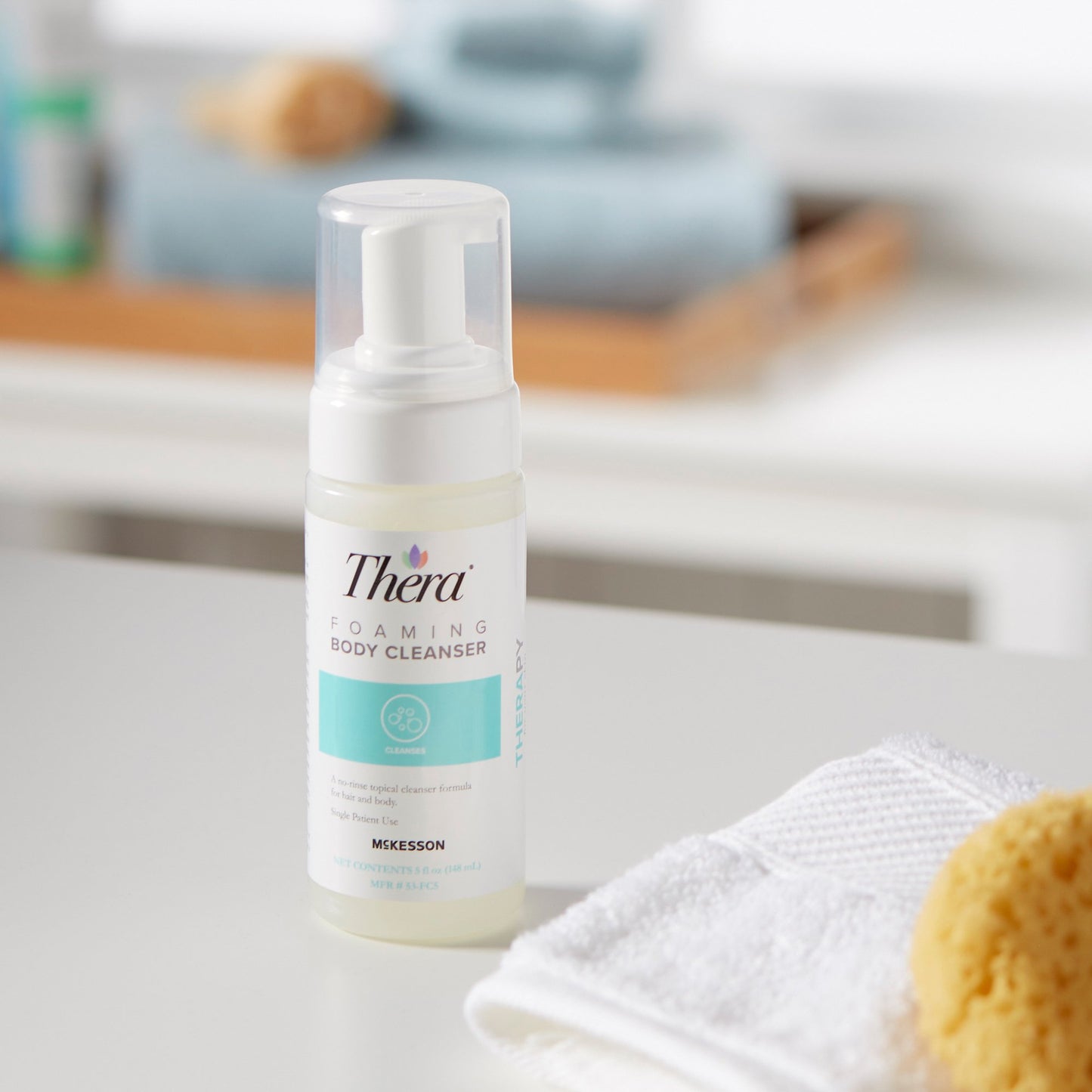 McKesson Thera® Foaming Body Cleanser, 5-ounce pump bottle 53-FC5