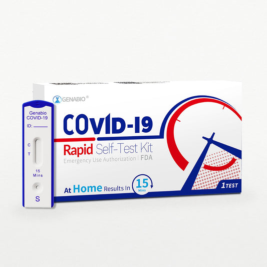 Genabio® COVID-19 at Home Rapid Self-Test Kit, 14 Tests per Pack RA9-E00301