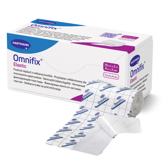 Dressing Retention Tape Omnifix® Elastic White 4 Inch X 2 Yard Nonwoven NonSterile - 900601