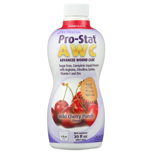 Pro-Stat® AWC Wild Cherry Punch Complete Liquid Protein, 30-ounce Bottle 78382