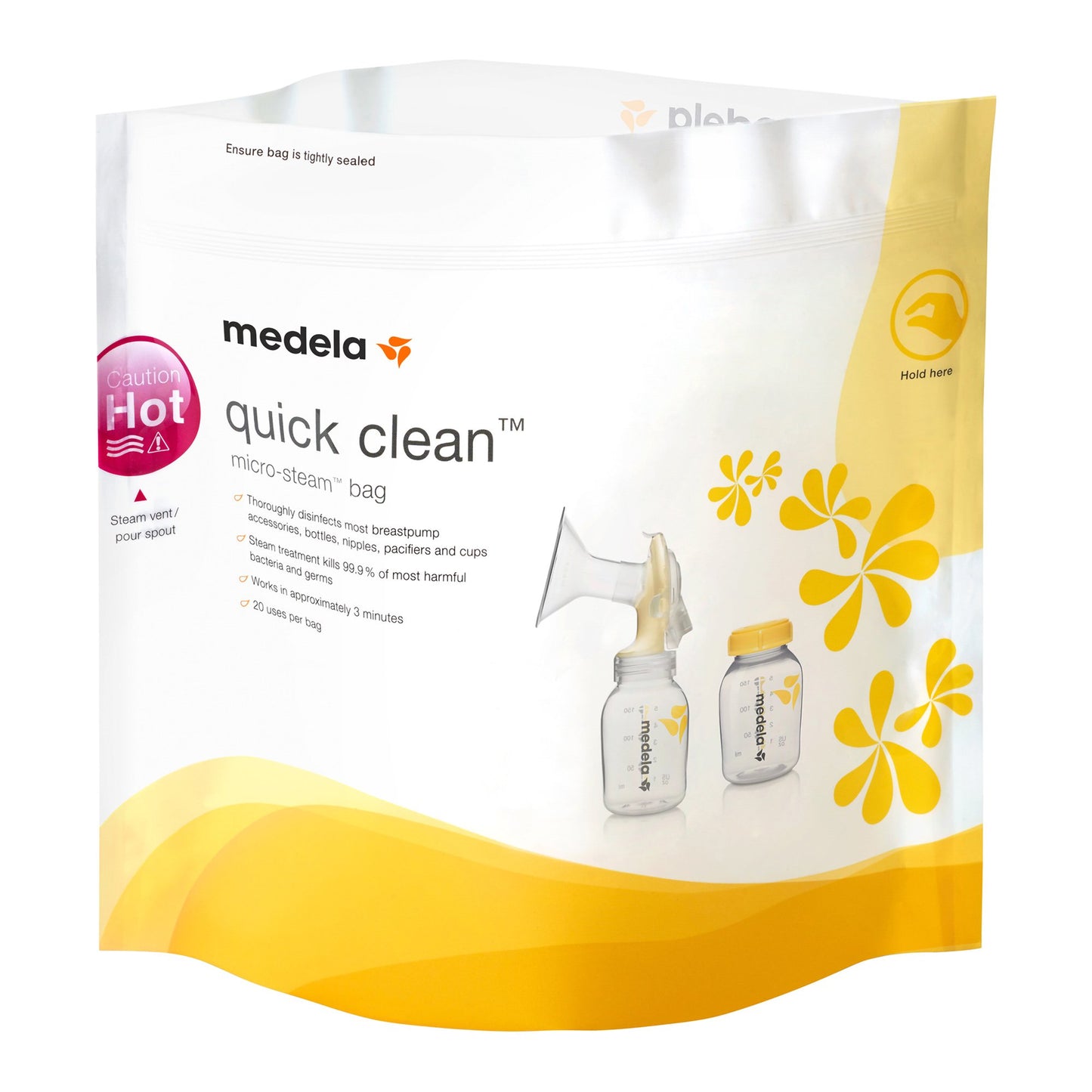 Medela Medela Quick Clean Micro-Steam Bags 87024NA, 1 Each