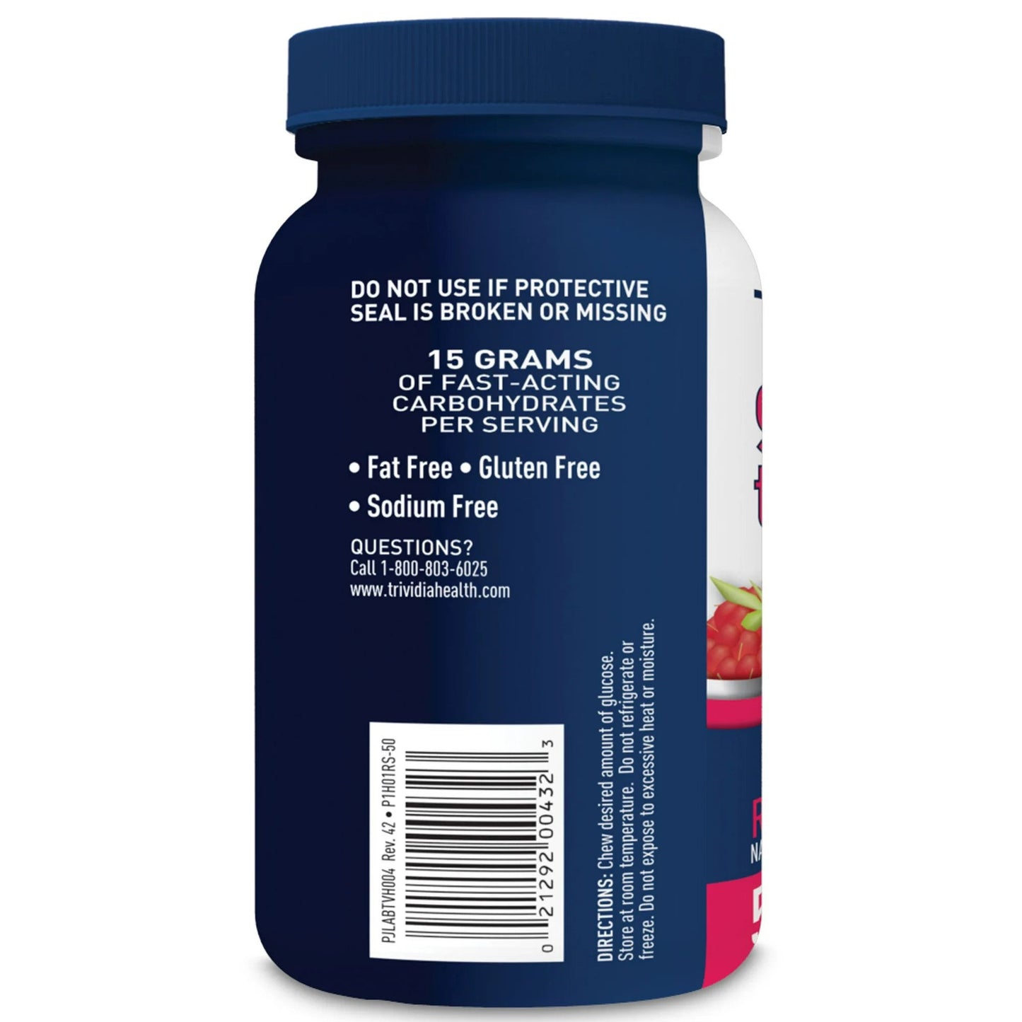 TRUEplus™ Raspberry Glucose Supplement P1H01RS-50