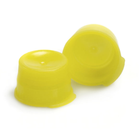 McKesson Tube Closure Polyethylene Snap Cap Yellow 13 mm For Use with 13 mm Blood Drawing Tubes, Glass Test Tubes, Plastic Culture Tubes NonSterile -