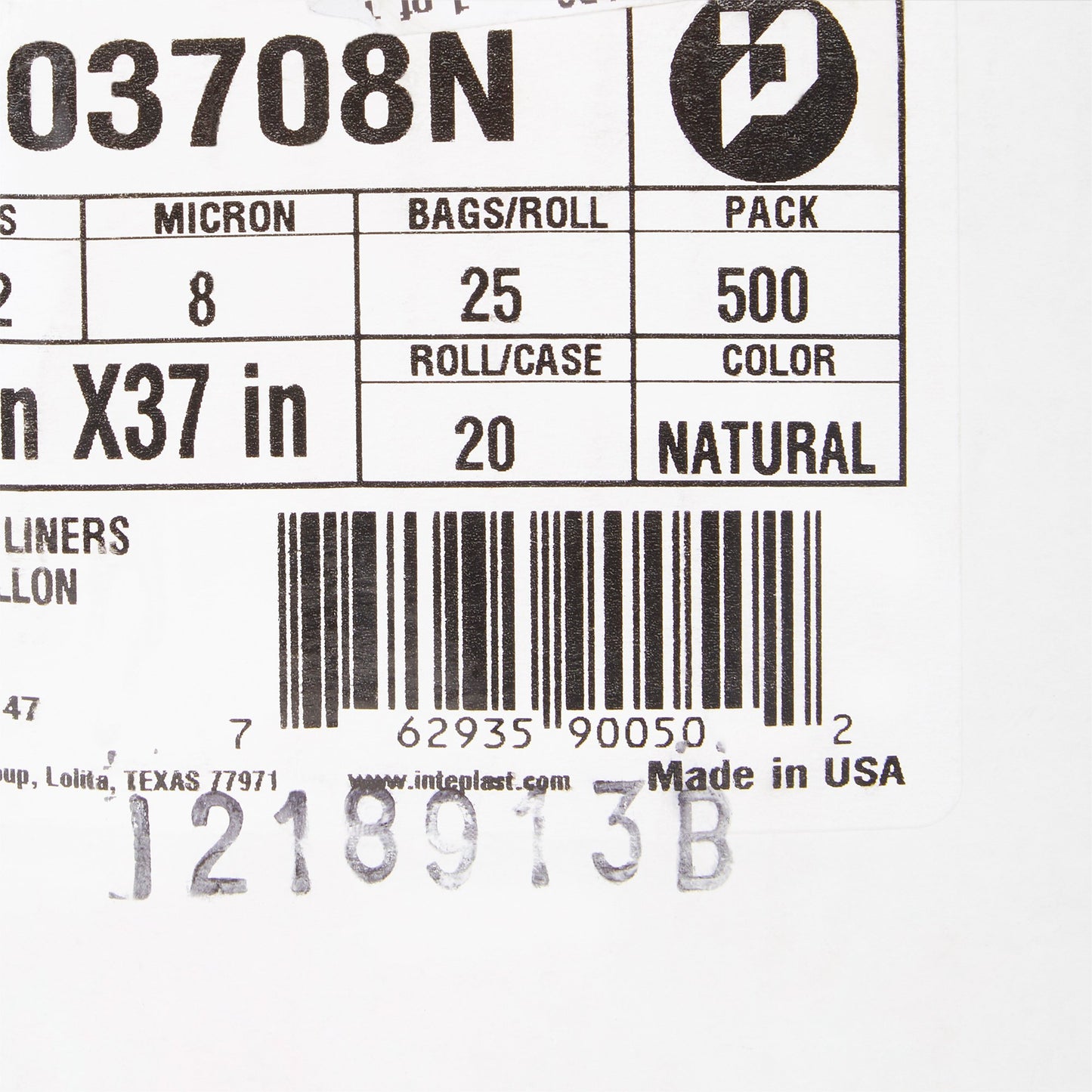 McKesson Light Duty Clear Trash Bags, 30 gal, 8 Mic S303708N