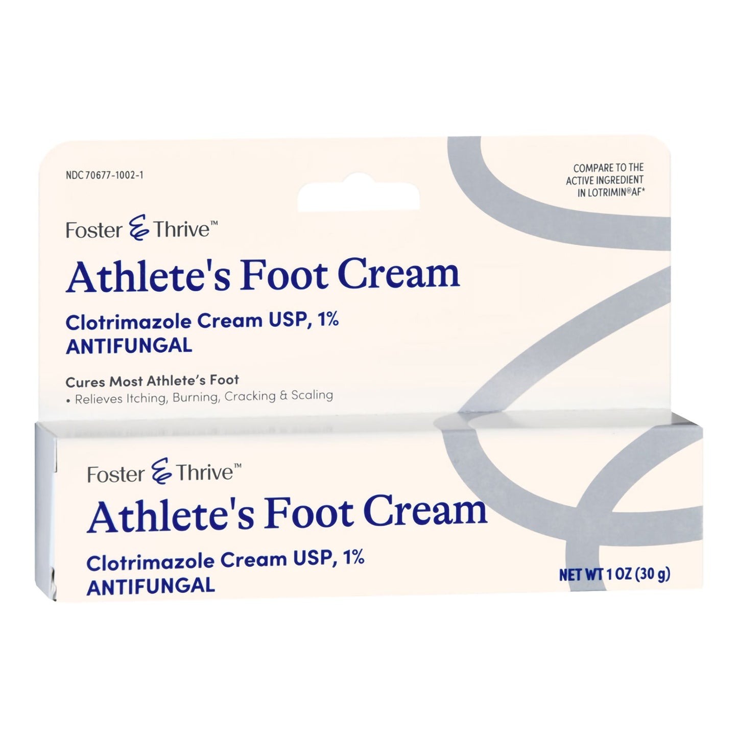 Foster & Thrive™ 1% Clotrimazole Athlete's Foot Cream 70677100201