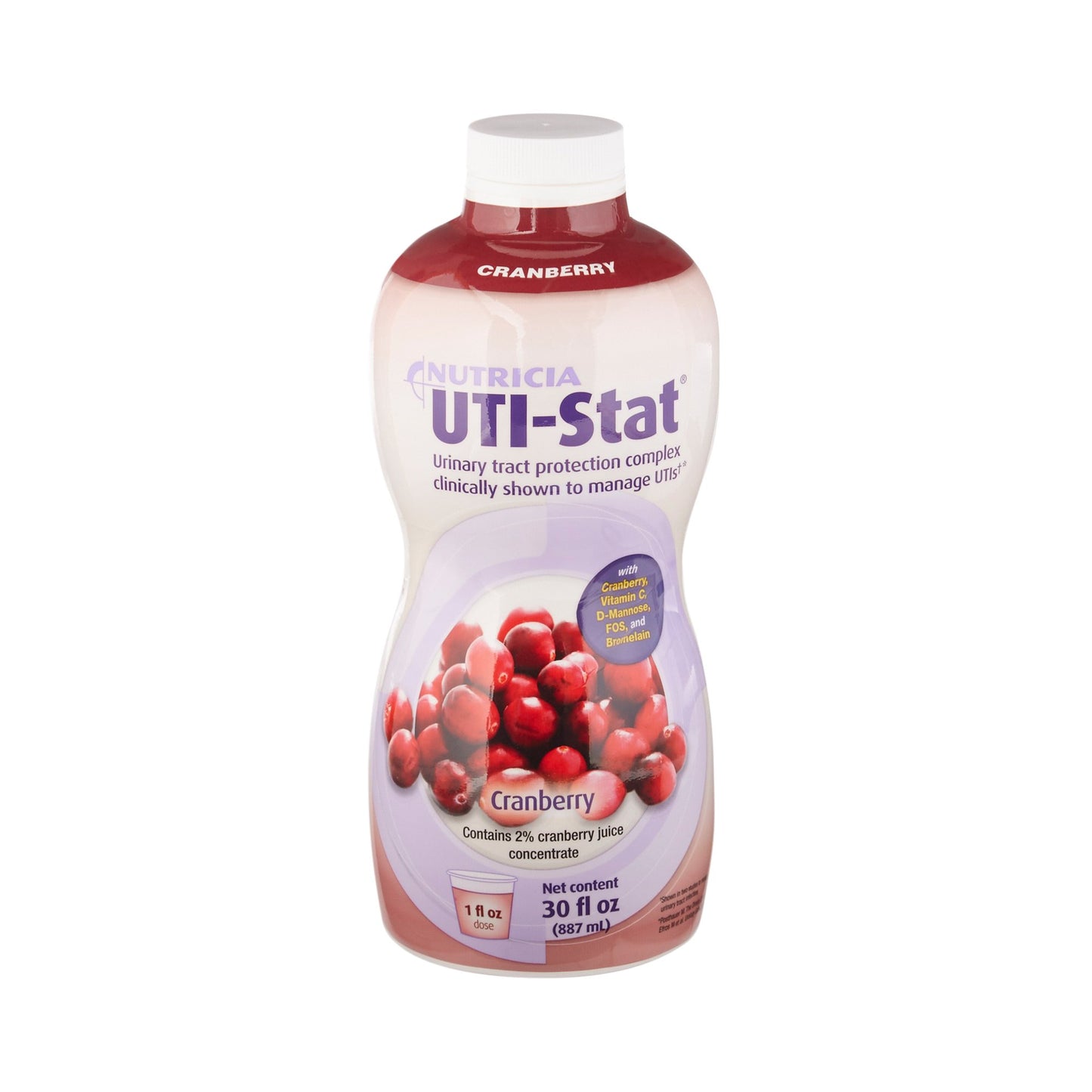 Oral Supplement UTI-Stat® Cranberry Flavor Liquid 30 oz. Bottle - 78387