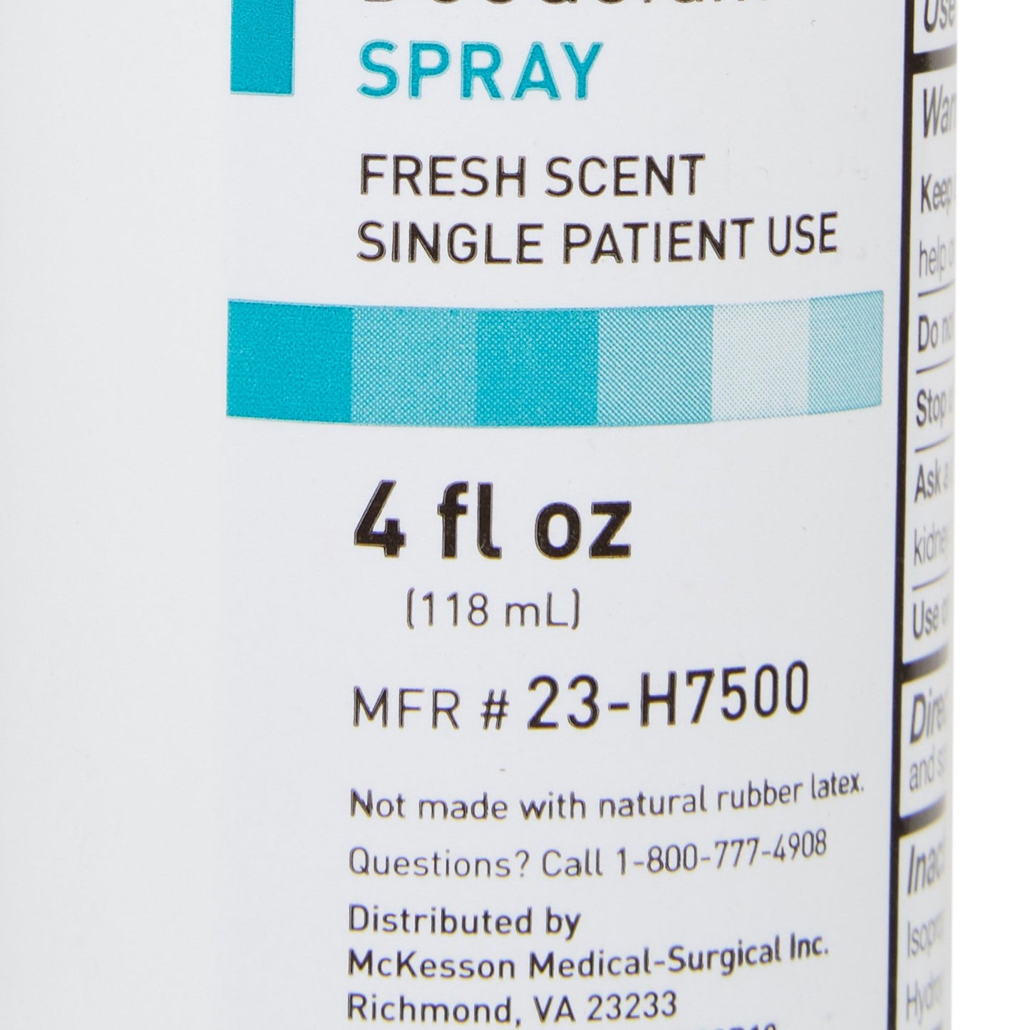 McKesson Antiperspirant / Deodorant, Fresh Scent, 4 oz Spray 23-H7500