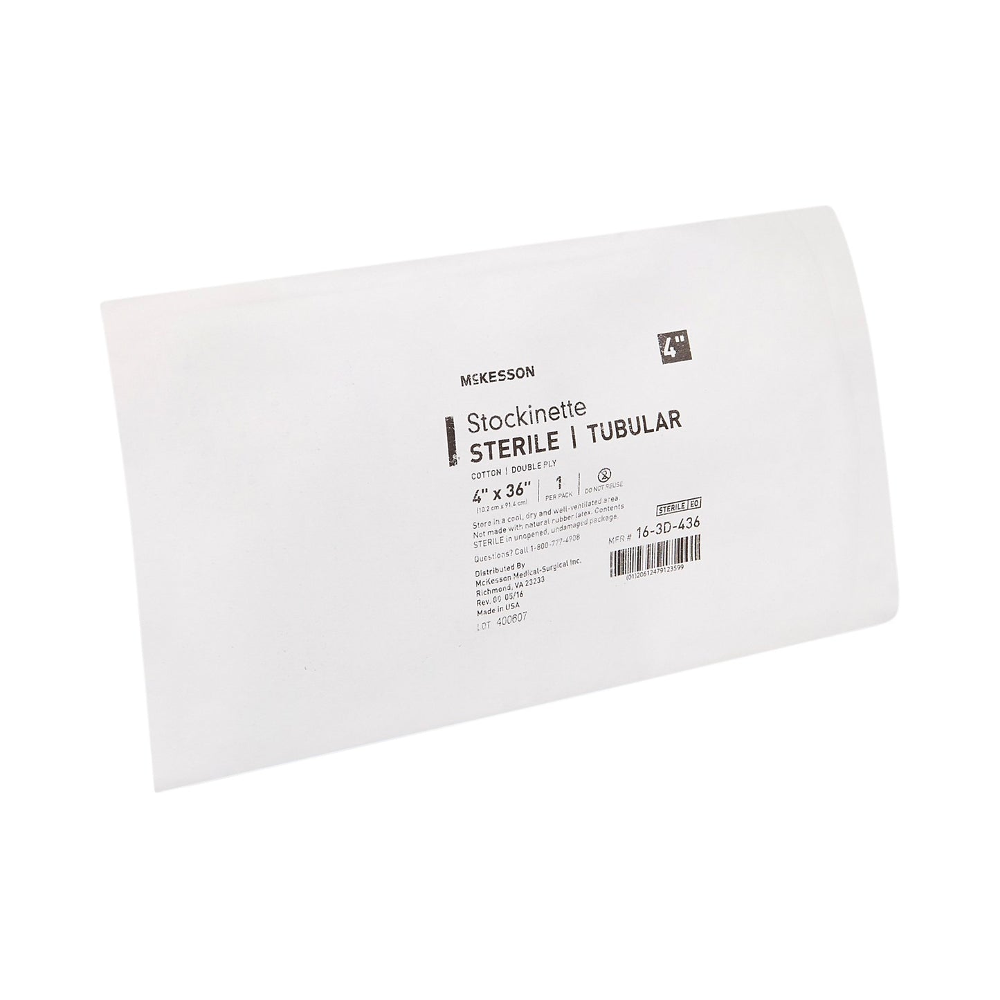 McKesson Beige Cotton Tubular Stockinette, 4 x 36 Inch 16-3D-436