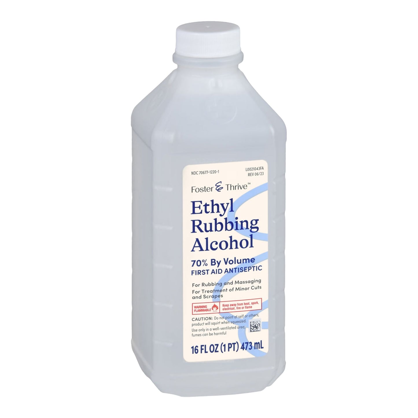 Foster & Thrive™ Ethyl Rubbing Alcohol 70% By Volume 01093995988