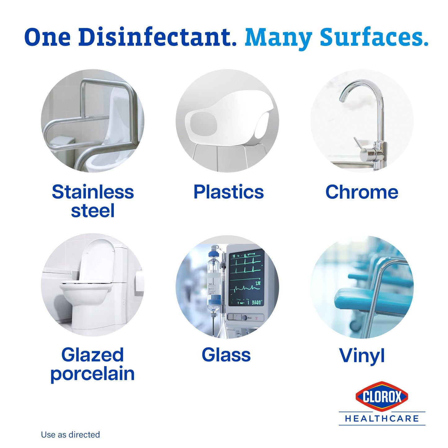 Clorox Healthcare® Bleach Germicidal Cleaner, Spray Bottle, 32 oz. 68970