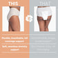 Nexwear Women's Pull-On Absorbent Underwear, Extra Large, Tan 203