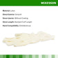 McKesson Confiderm® Latex Exam Glove, Large, Ivory 14-318