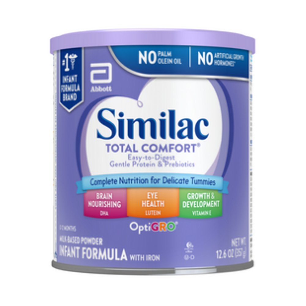Infant Formula Similac Total Comfort™ Unflavored 12.6 oz. Can Powder Iron Lactose Sensitivity - 62599