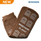 Slipper Socks McKesson Unisex Adult X-Large Single Tread Single Patient Use Tan 16-XL-SCE2