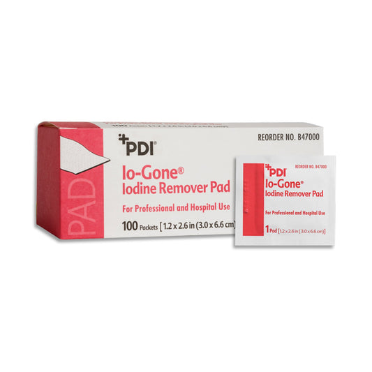 Io-Gone Iodine Removal Wipe, 3 x 6.6 centimeters B47000