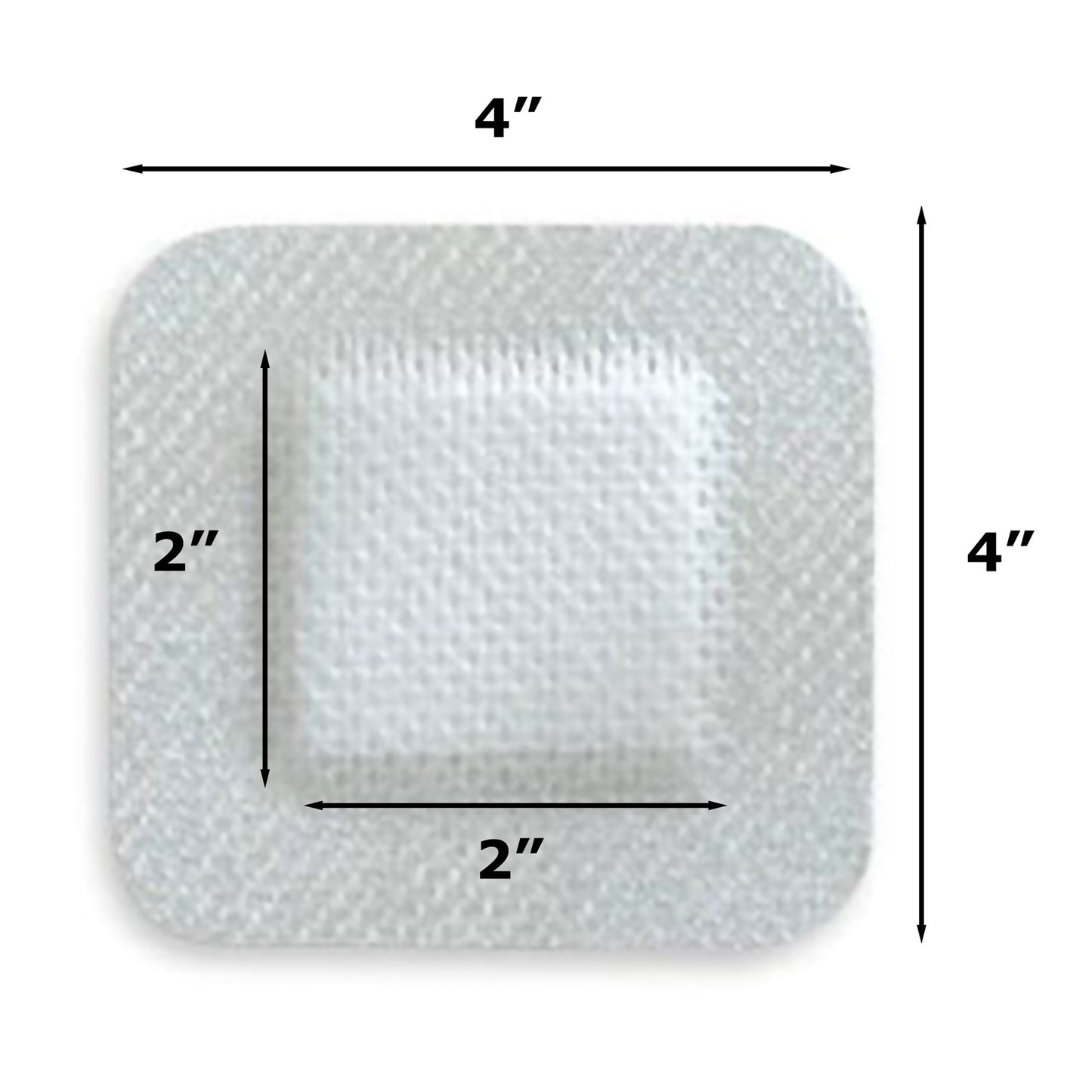 McKesson Adhesive Dressing, 4 x 4 Inch 16-89244