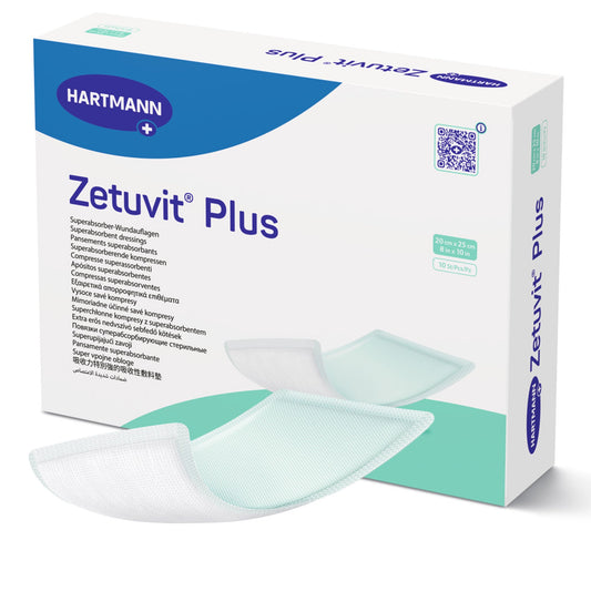 Zetuvit® Plus Sterile Superabsorbent Dressing, 8 x 10 Inch 413113