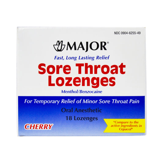 Major® Benzocaine / Menthol Sore Throat Relief 00904625549