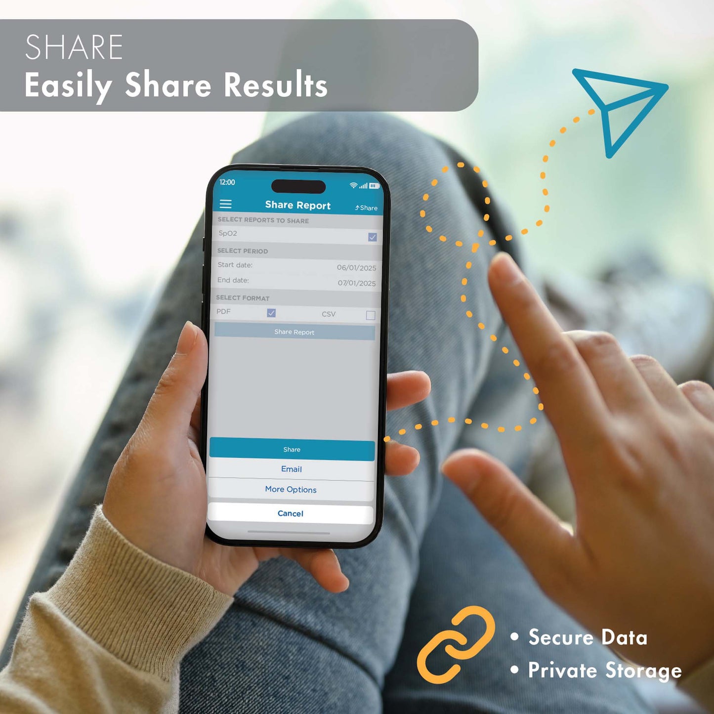 Digital Blood Pressure Monitor RPM Pro™ Adult Cuff Cloth Fabric Cuff 8.6 to 17.7 inch Circumference Mobile 302-2110B