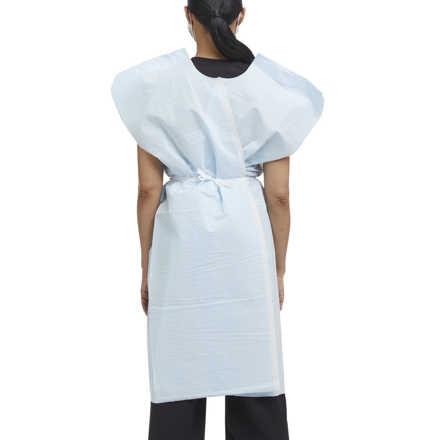 Graham Medical Patient Exam Gown, Medium/Large, Blue 70229N