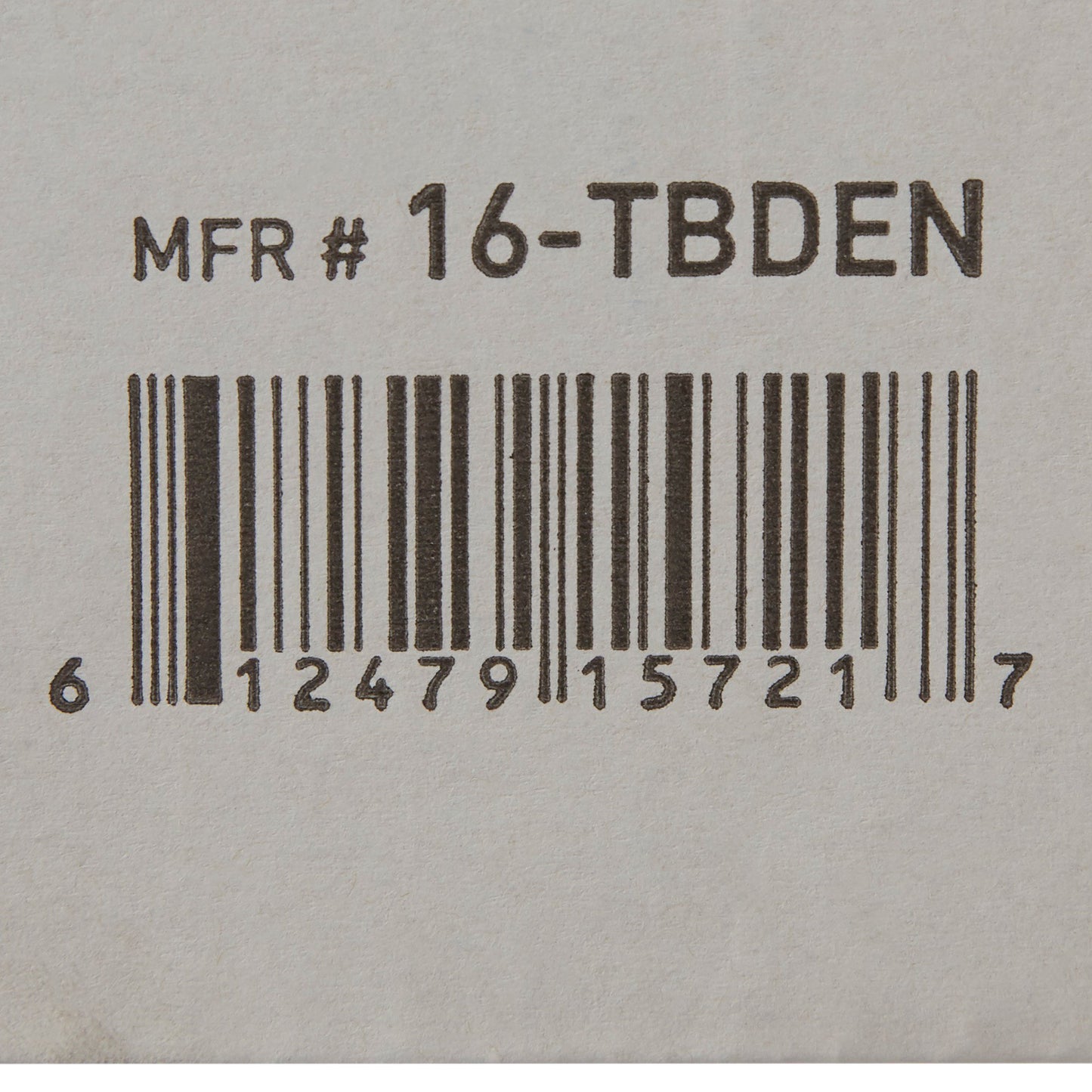 McKesson Denture Brush 16-TBDEN