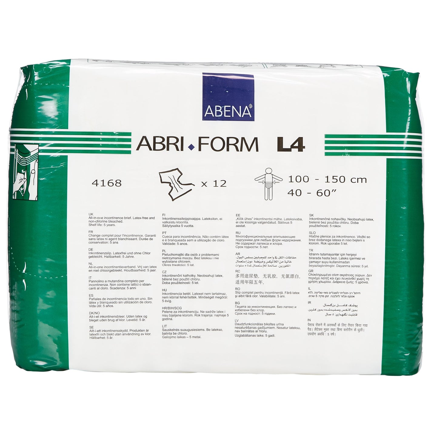 Abri-Form™ Comfort L4 Incontinence Brief, Large 4168