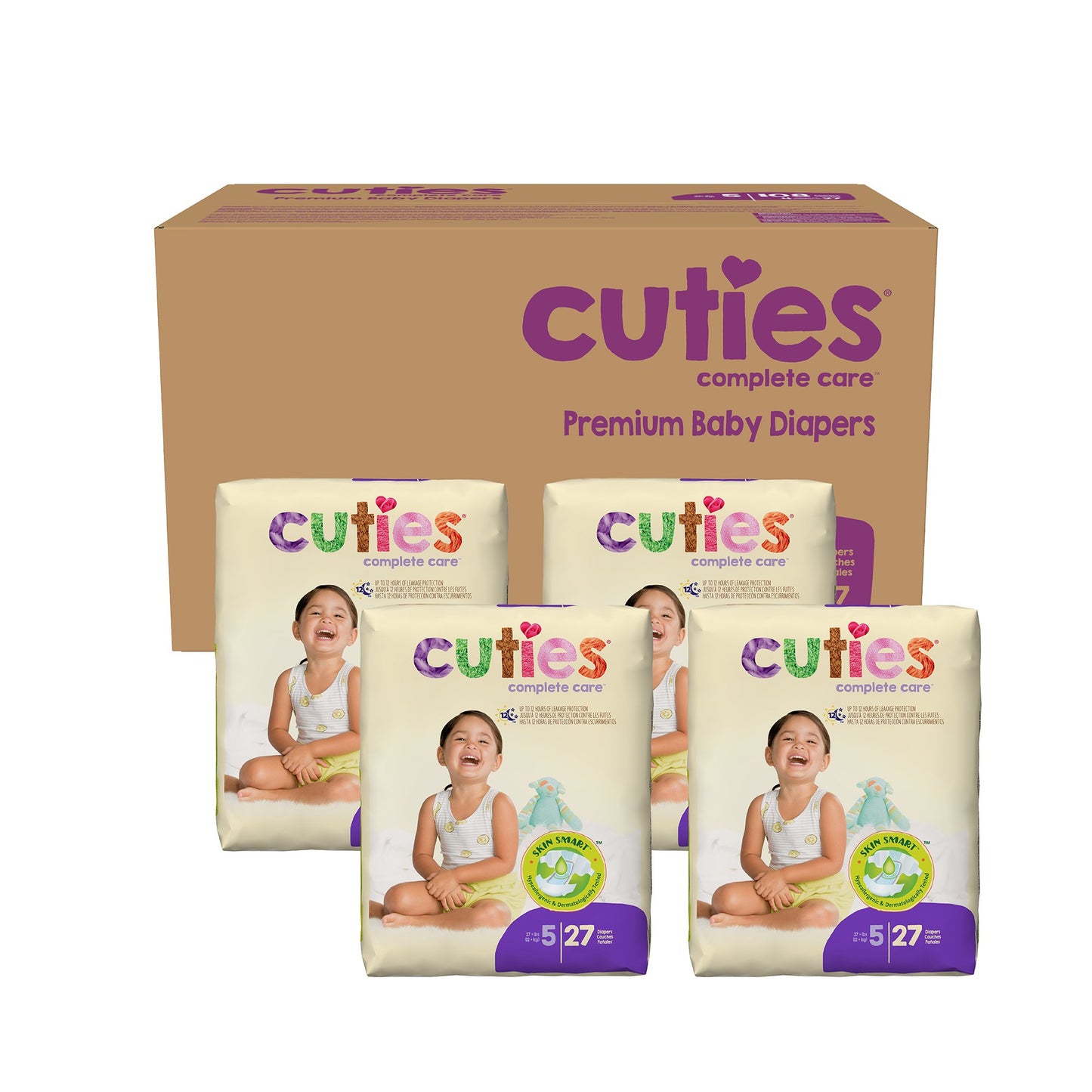 Cuties® Premium Diaper, Size 5 CR5001