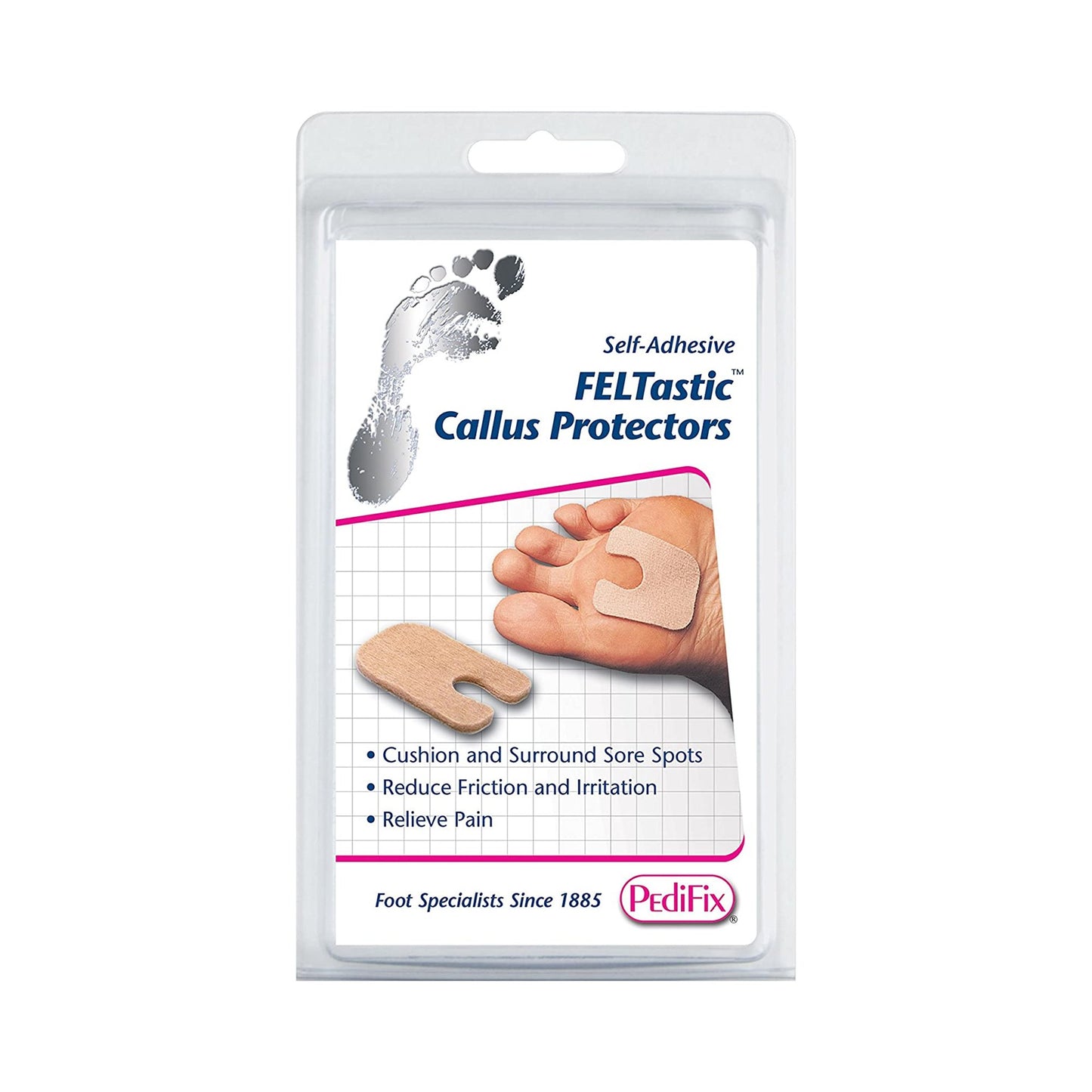 Callus Pad PediFix® FELTastic® One Size Fits Most Adhesive Foot - 8023-40