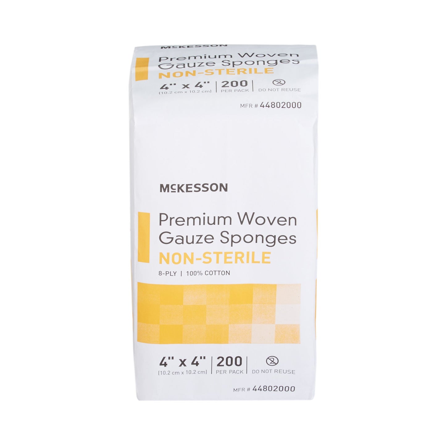 McKesson Gauze Sponge, 4 x 4 Inch, 8-Ply 44802000