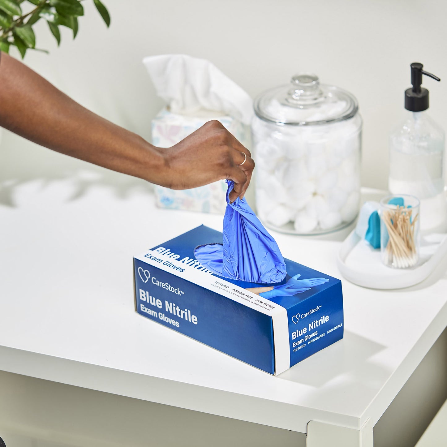 CareStock™ Nitrile Exam Glove, Small, Blue CS2712
