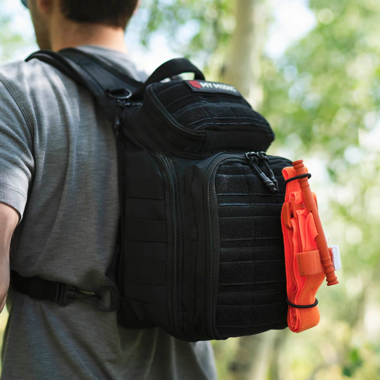 RECON Pro First Aid Kit, Black MM-KIT-U-LG-BLK-PRO