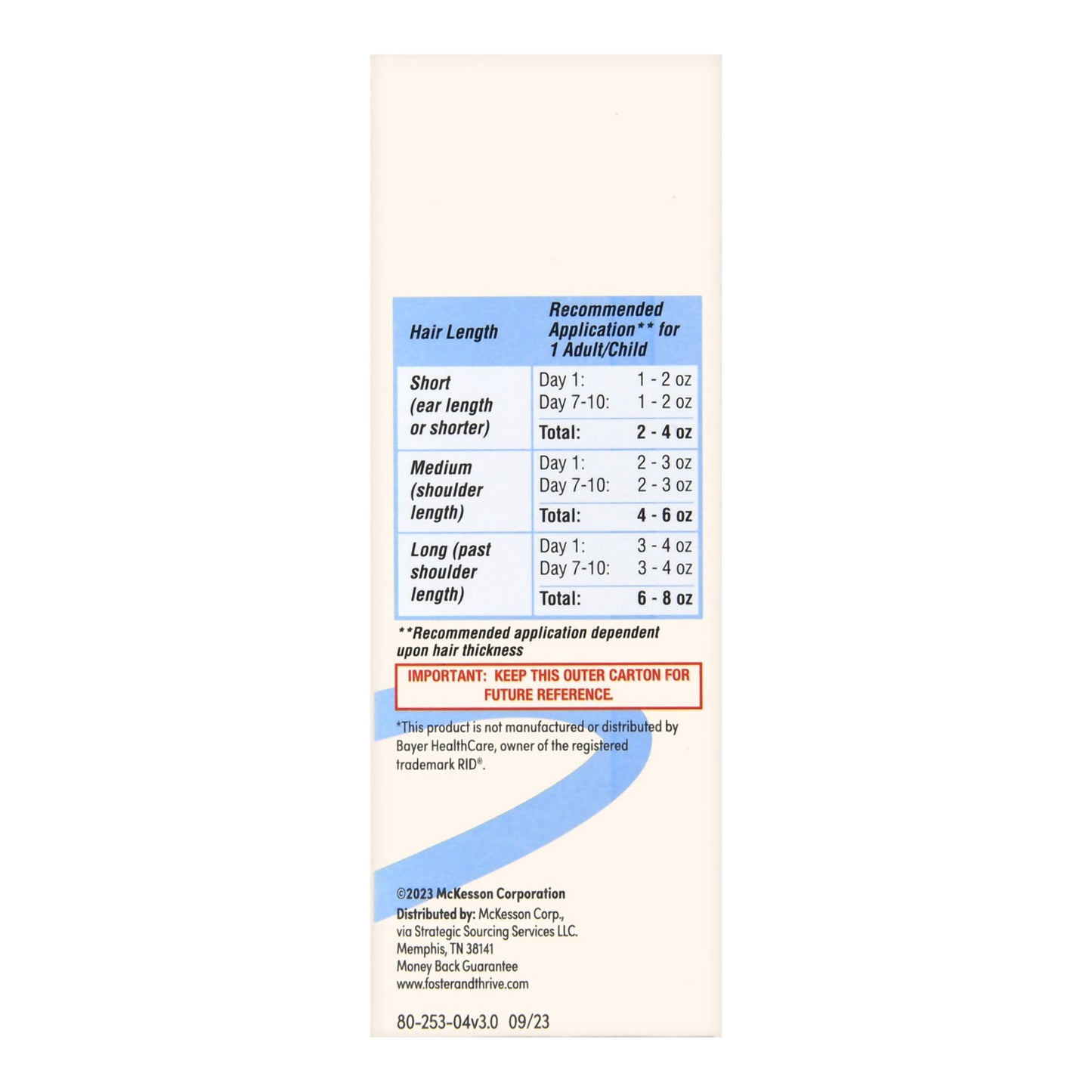 Foster & Thrive™ Maximum Strength Lice Killing Shampoo 70677118401
