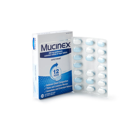 Mucinex® Guaifenesin Cold and Cough Relief 63824000832