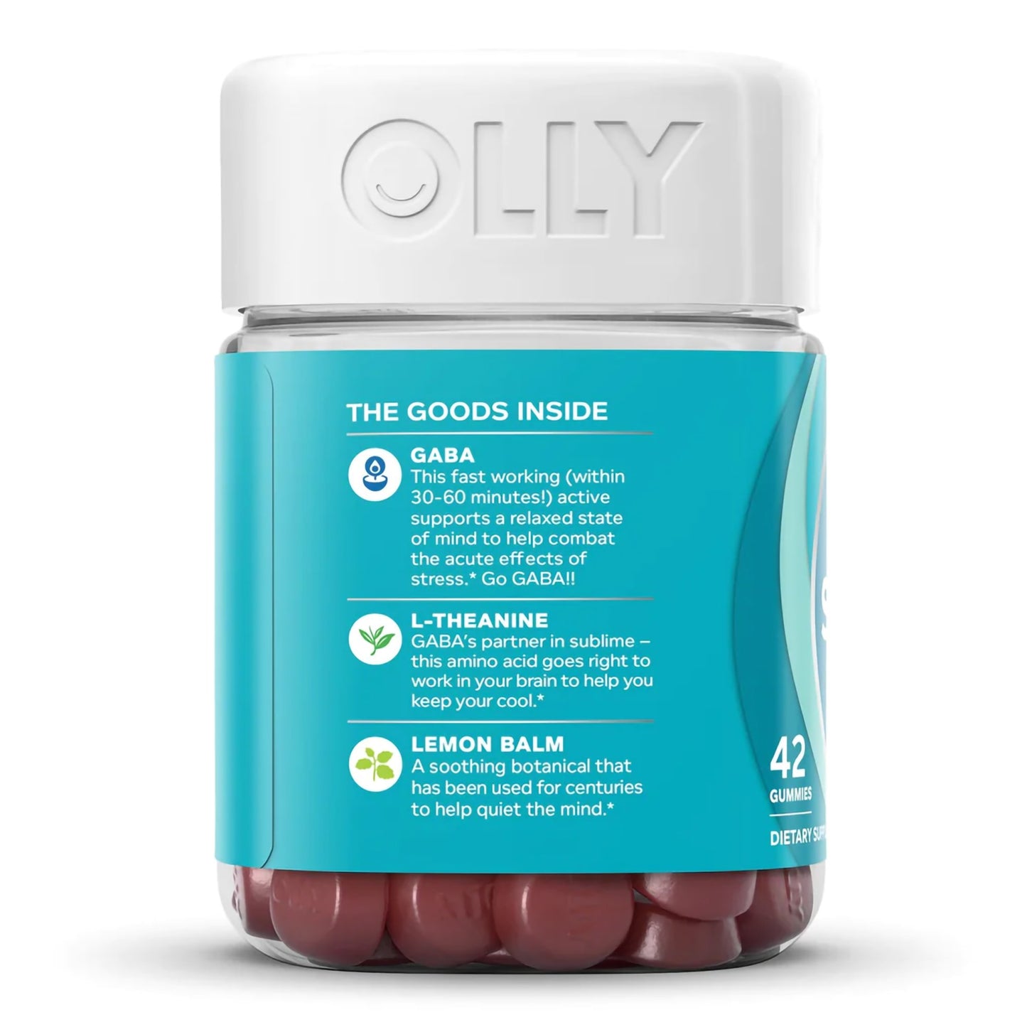 Olly Goodbye Stress Gummies, Berry Verbena 85815800570