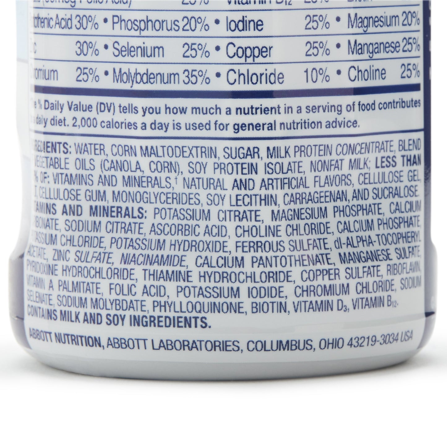 Ensure® Original Nutrition Shake, Vanilla, 8-ounce bottle 57243