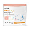 Disposable Underpad McKesson Classic Plus 23 X 24 Inch Fluff / Polymer Light Absorbency - UPLT2324
