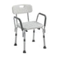 drive™ Shower Chair with Back and Removable Padded Arms 12445KD-1