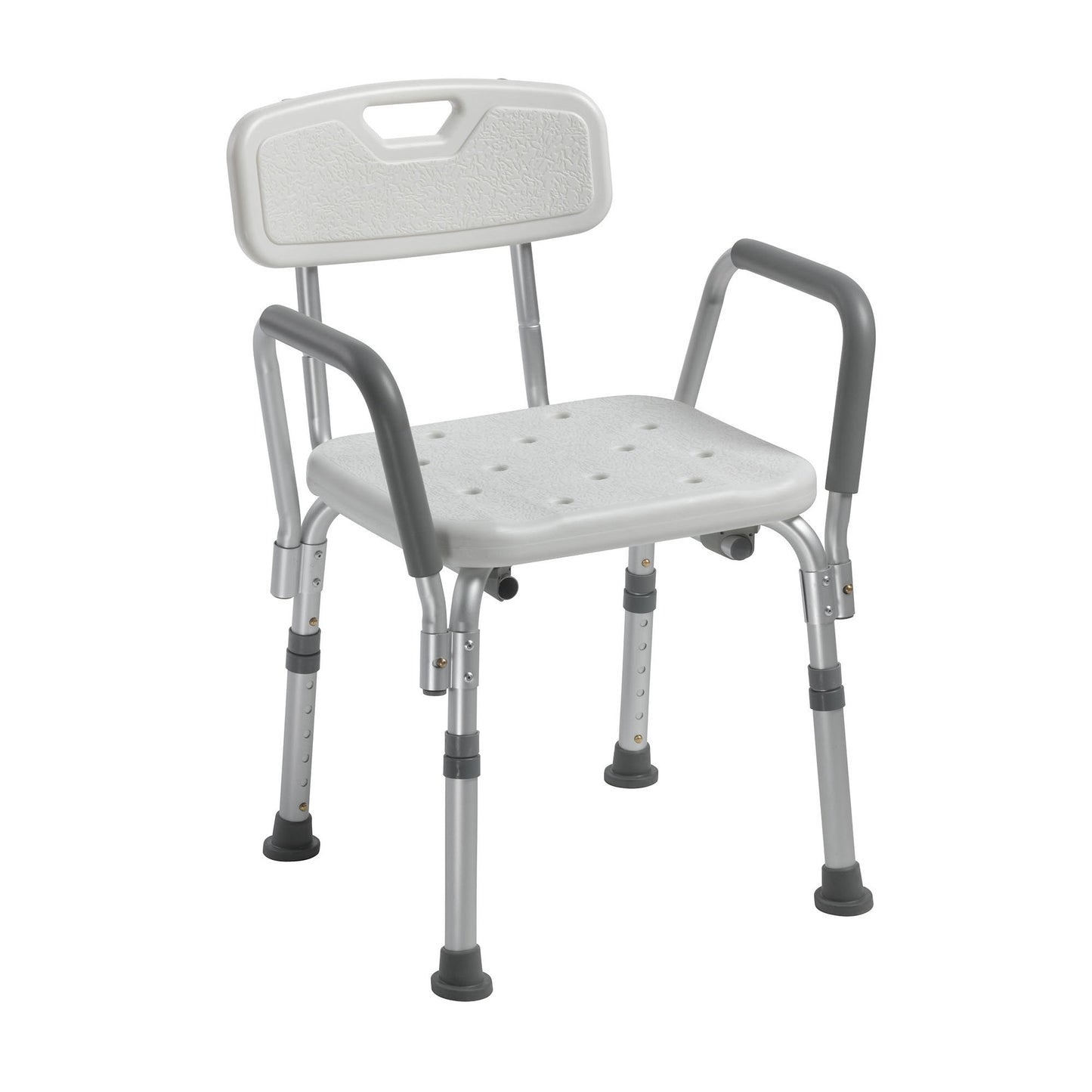 drive™ Shower Chair with Back and Removable Padded Arms 12445KD-1