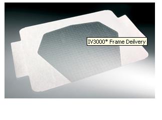 I.V. Dressing IV3000 Frame Delivery Film 4 X 4-3/4 Inch Sterile - 59410882