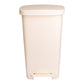 McKesson Waste Can with Step-On Pedal, Plastic, Beige, 15.16 x 14.76 x 26.57 Inch 16-25268