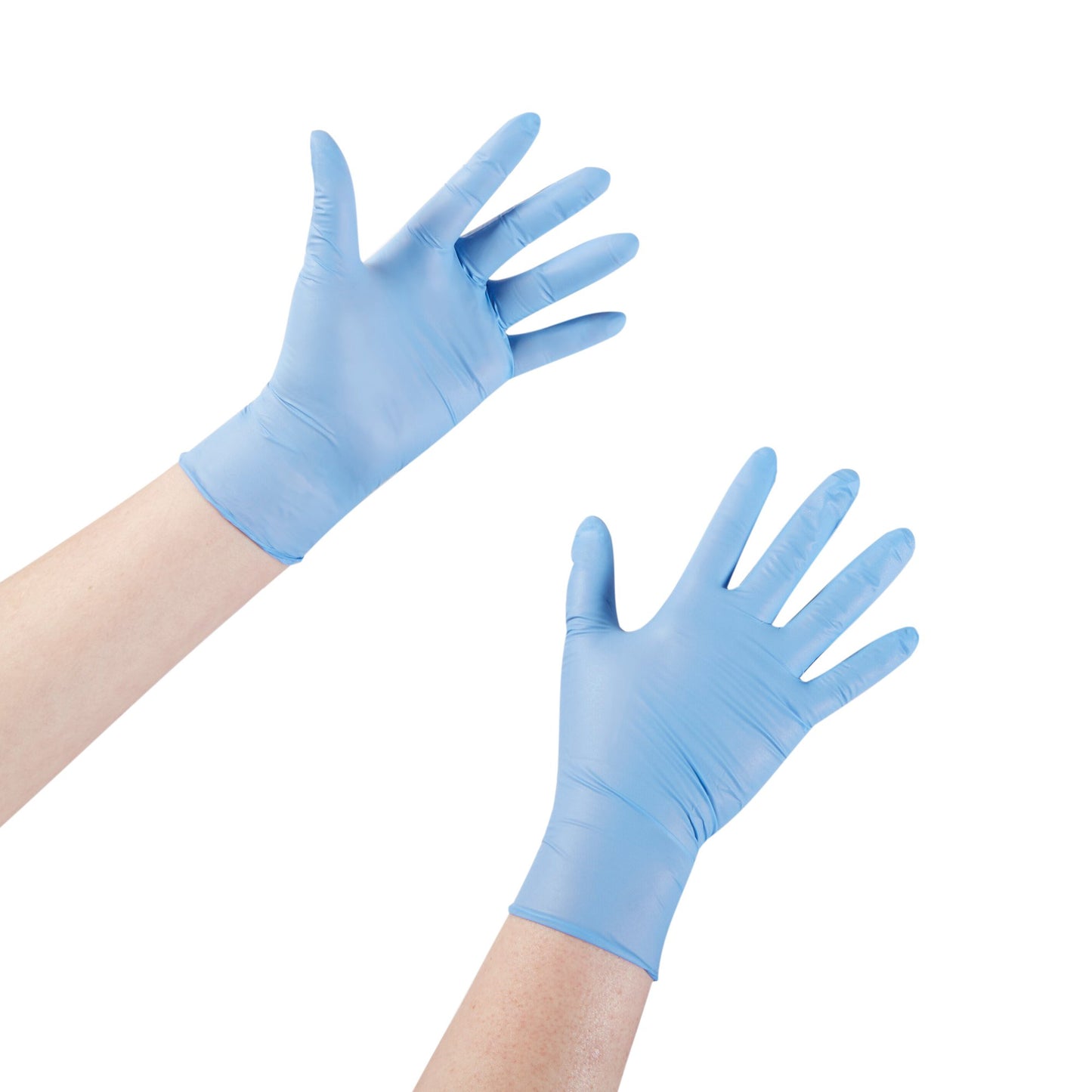 McKesson Confiderm® STR Nitrile Exam Glove, Small, Blue 14-6NSTR2