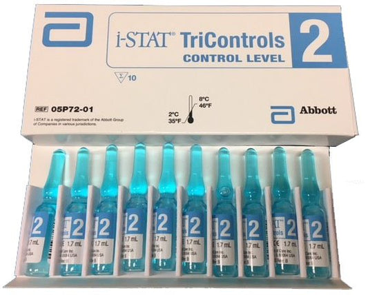 Control i-STAT® Tricontrols Sodium / Potassium Level 2 1.7 mL - 05P7201