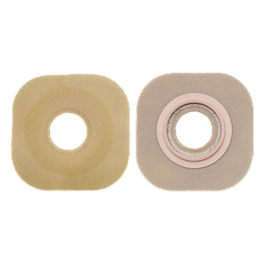Ostomy Barrier New Image™ Flextend™ Precut, Extended Wear Without Tape 44 mm Flange Green Code System Hydrocolloid 1 Inch Opening - 16104