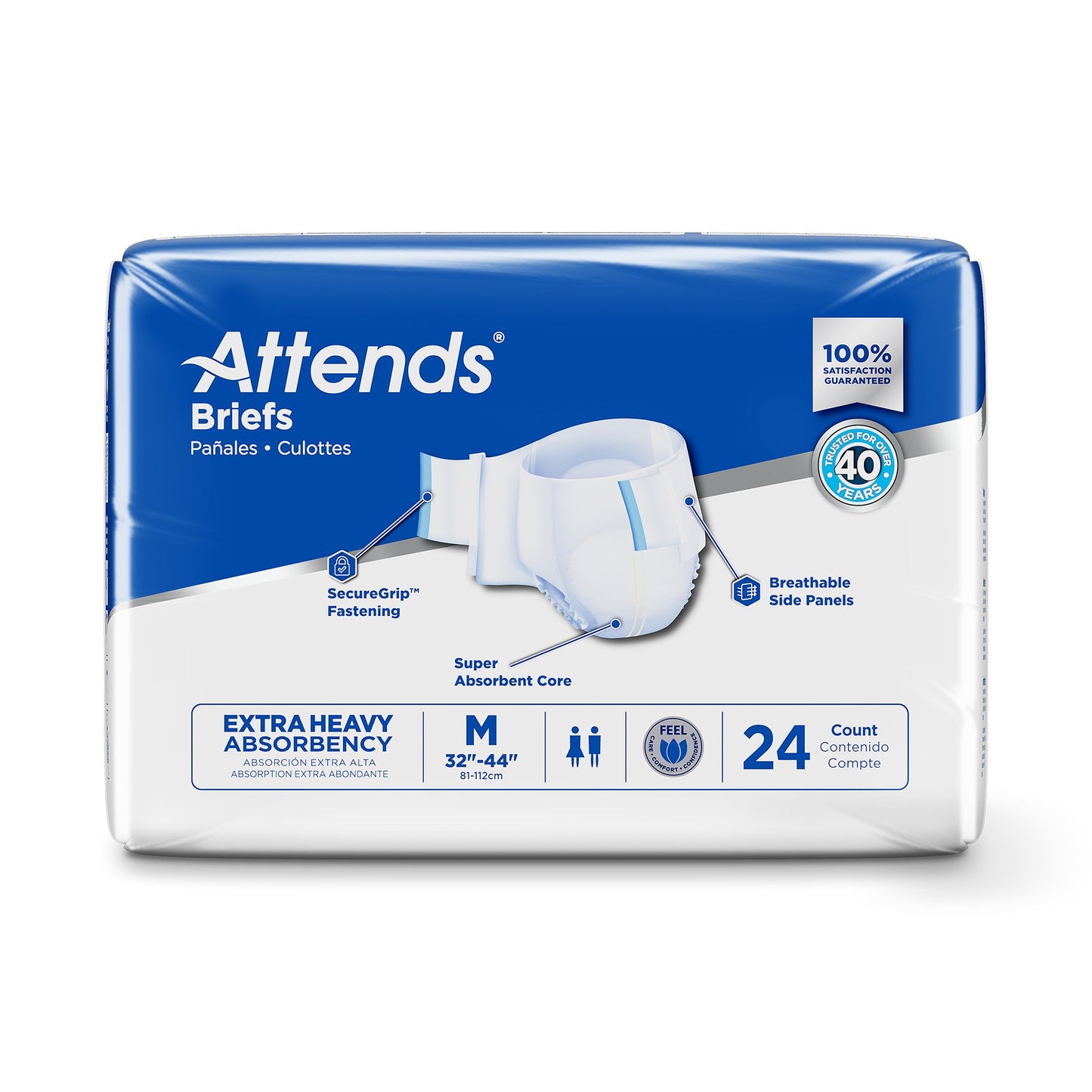 Attends® Extra Heavy Absorbency Briefs, Medium DDP20