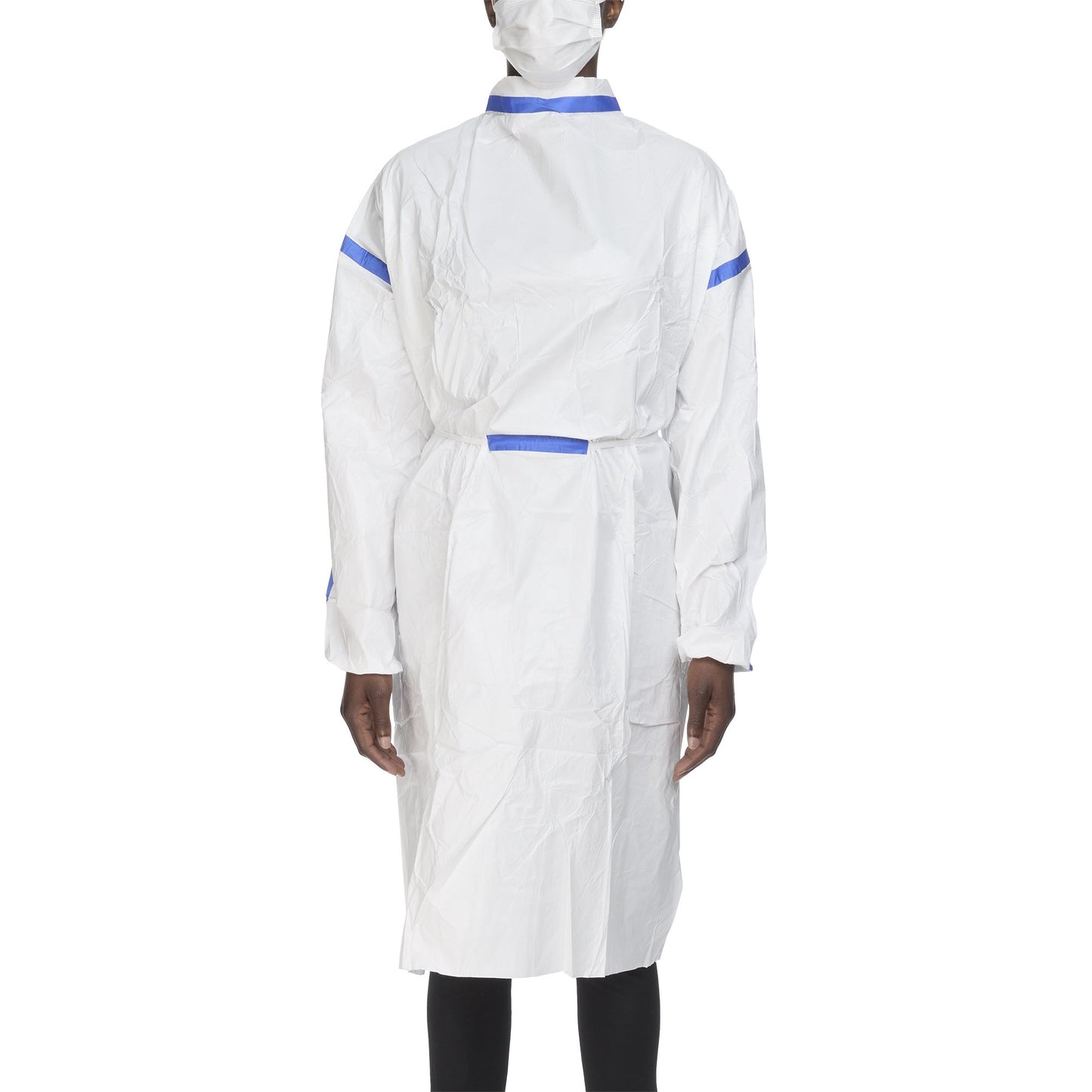 Chemotherapy Procedure Gown One Size Fits Most White Sterile ASTM F739-12 Disposable - TCBA54ST-R