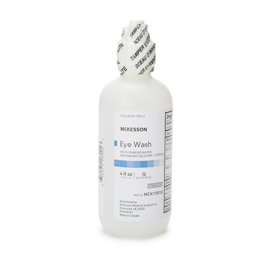 McKesson Eye Wash Solution, 4-ounce Squeeze Bottle MCK19818