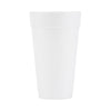 Drinking Cup Solo® 20 oz. White Styrofoam Disposable - 20J16