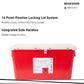 McKesson Prevent® Sharps Container, 8 Gallon, 13-1/2 x 17-3/10 x 13 Inch 2266