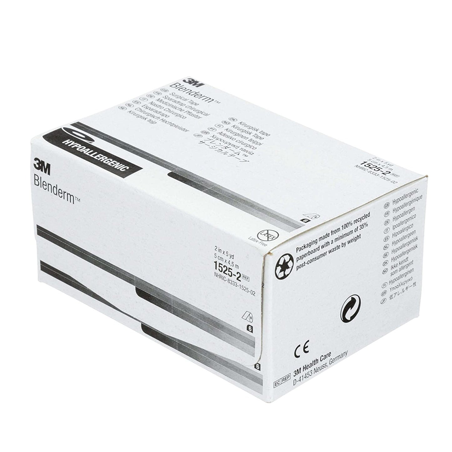 3M™ Blenderm™ Plastic Medical Tape, 2 Inch x 5 Yard, Transparent 1525-2